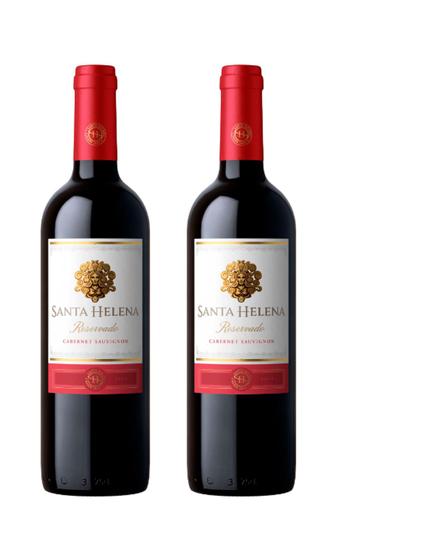 Imagem de Kit Vinho Santa Helena Tinto Meio Seco Reservado 750ml 2uni