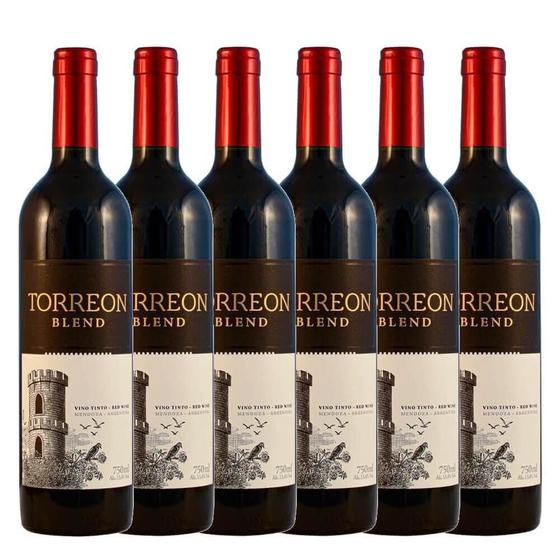 Kit Vinho Torreon Blend Tinto com 6 garrafas Menor preço em Kit Vinho Torreon Blend Tinto com 6 garrafas