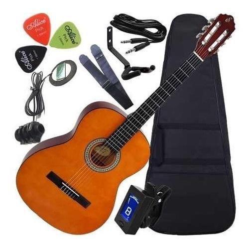Imagem de Kit Violão Elétrico Com Multi Acessórios S14 Nt Giannini