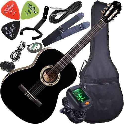 Imagem de Kit Violão Eletroacústico Capa + Acessórios N14 Nt Giannini