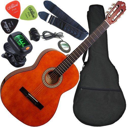 Imagem de Kit Violão Eletroacústico Clássico Aço S14 Giannini Natural