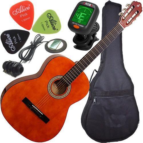 Imagem de Kit Violão Eletroacústico Com Capa Afinador S14 Nt Giannini