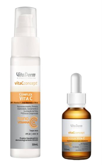 Imagem de Kit Vita Derm Facial Vita Cconcept - Complex + Sérum 40% Vitamina C