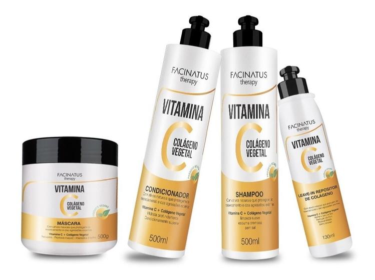 Imagem de Kit Vitamina C + Colágeno Vegetal Therapy Facinatus