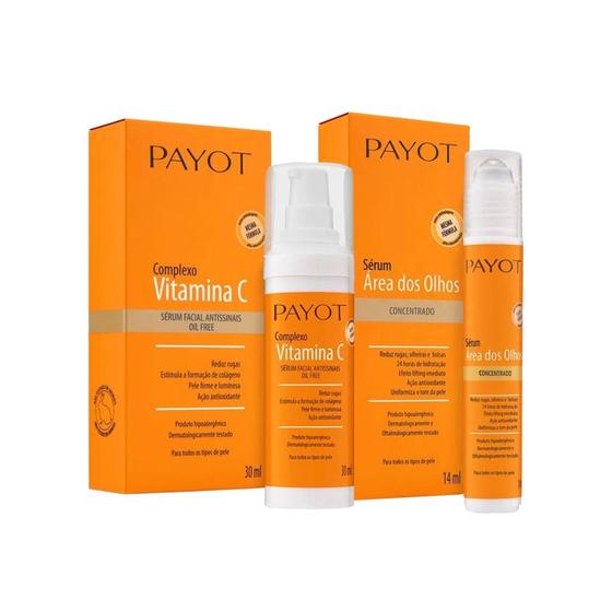 Imagem de Kit Vitamina C Payot Complexo 30ml + Serum área dos olhos 14ml 