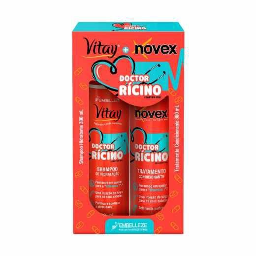 Imagem de Kit Vitay Novex Doctor Rícino Shampoo + Condicionador 300ml