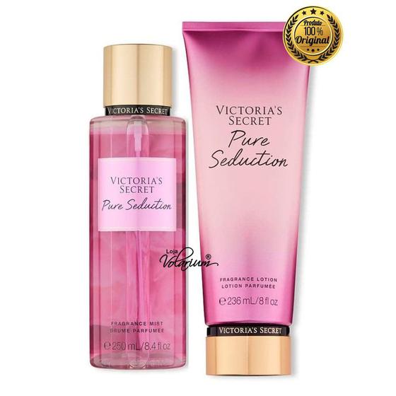 Imagem de Kit Vitoria Secret Pure Seduction Perfume e Creme Original