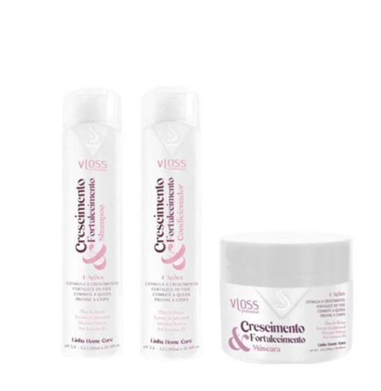 Imagem de Kit Vloss Crescimento & Fortalecimento 3x300ml