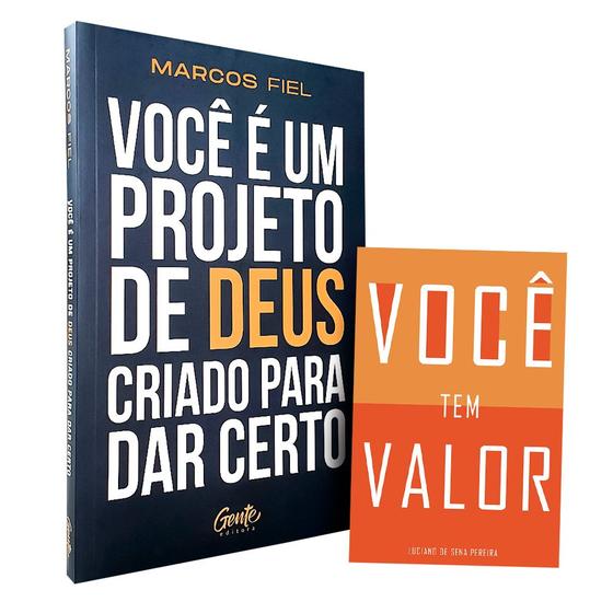 Imagem de Kit Você é um Projeto de Deus Criado para dar Certo + Você tem Valor