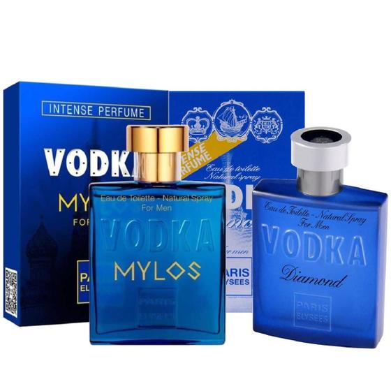 Imagem de Kit Vodka Mylos e Vodka Diamond - Paris Elysees