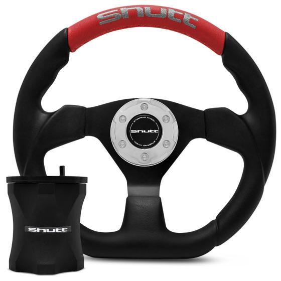 Kit Volante Esportivo Shutt SRRB Preto e Vermelho + Cubo Maxx Gol Voyage Saveiro Fusca 1977 a 1996 Menor preço em Kit Volante Esportivo Shutt SRRB Preto e Vermelho + Cubo Maxx Gol Voyage Saveiro Fusca 1977 a 1996