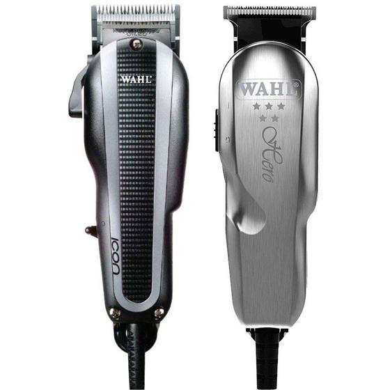 Imagem de Kit Wahl Máquina de Cortar Cabelo Icon + Hero