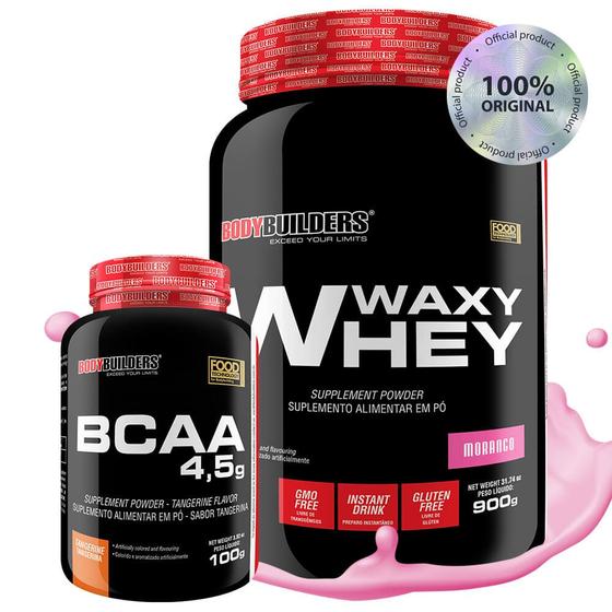 Imagem de Kit Waxy Whey 900g + BCAA 100g - Bodybuilders