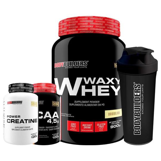 Imagem de Kit Waxy Whey 900G+ Bcaa 100G+ Power Creatina 100G