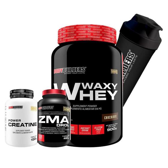 Imagem de Kit Waxy Whey 900G+ Zma Drol 120 Cápsulas