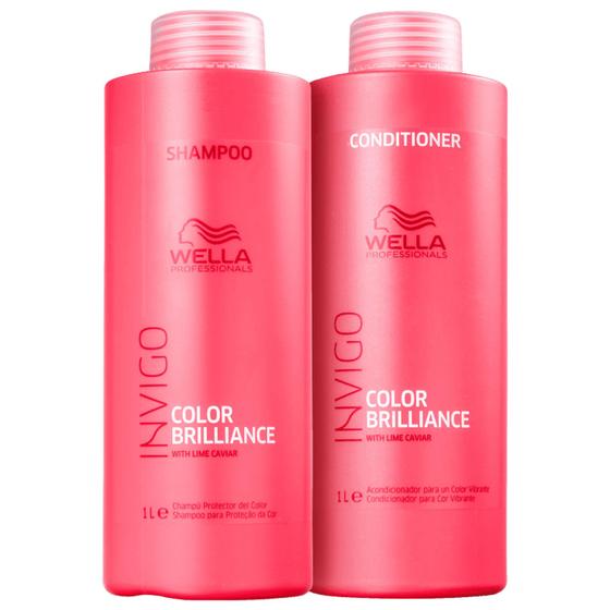 Wella Professionals Brilliance Colour Enhancing Conditioner – Für Grobes, Farbiges Haar, Mit Diamantstaub