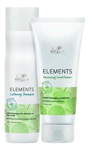 Imagem de Kit Wella Elements Shampoo Calm 250ml + Condicionador 150ml