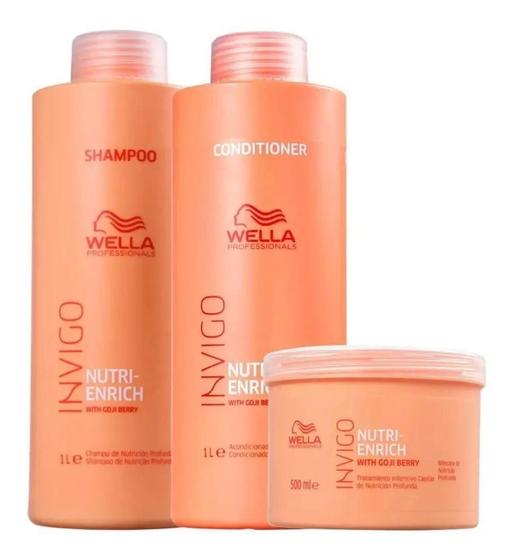 Imagem de Kit Wella Invigo Nutri Enrich (3 Produtos) Original