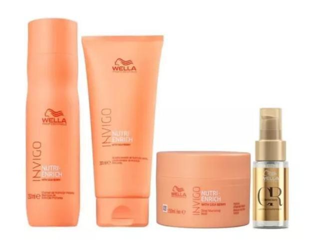 Kit Wella Invigo Nutri-enrich + Oil Reflections (4 Produtos) é boa?