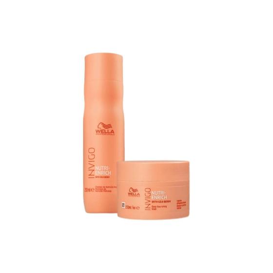 Imagem de Kit Wella Invigo Nutri Enrich Shampoo 250ml + Máscara 150ml