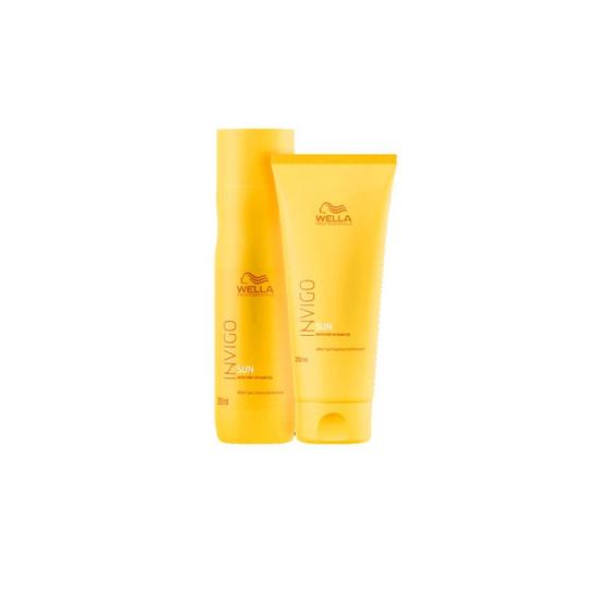 Imagem de Kit Wella Invigo Sun - Shampoo Wella Sun 250ml + Condicionador Wella Sun 200ml