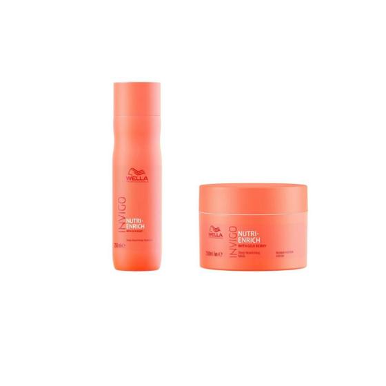 Imagem de Kit Wella Nutri Enrich - Shampoo 250Ml E Máscara 150G