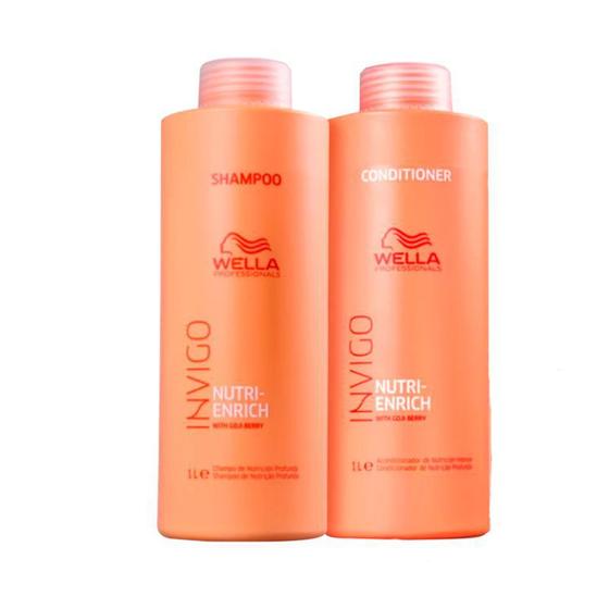 Kit Wella Nutri-Enrich Shampoo e Condicionador 1L Invigo  é boa?