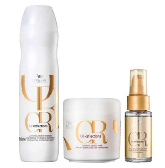 Kit Wella Oil Reflections Sh 250ML + Mask 150ML + Oil 30ml é boa?