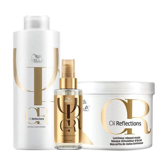 Imagem de Kit Wella Oil Reflections - Sh E Másc E Óleo 100Ml