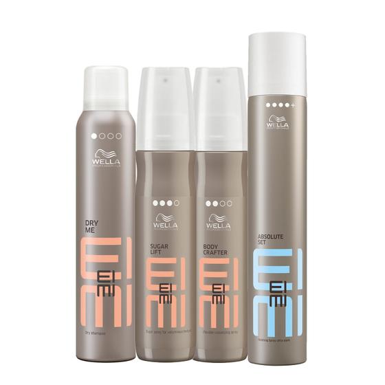 Imagem de Kit Wella Professionals EIMI Mais Spray Volume e Textura Absolute (4 produtos)