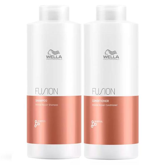 Imagem de Kit Wella Professionals Fusion - Shampoo + Condicionador - Tamanho Profissional