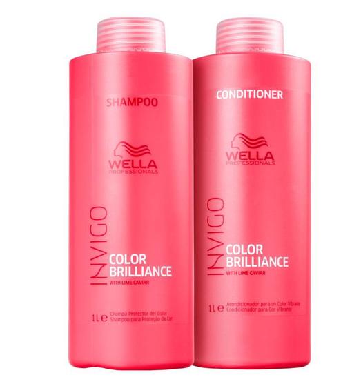 Imagem de Kit Wella Professionals Invigo Color Brilliance Salon Duo (2 Produtos)