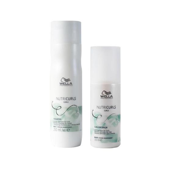 Imagem de Kit Wella Professionals Nutricurls - Sh 250 ml + LV 150 ml