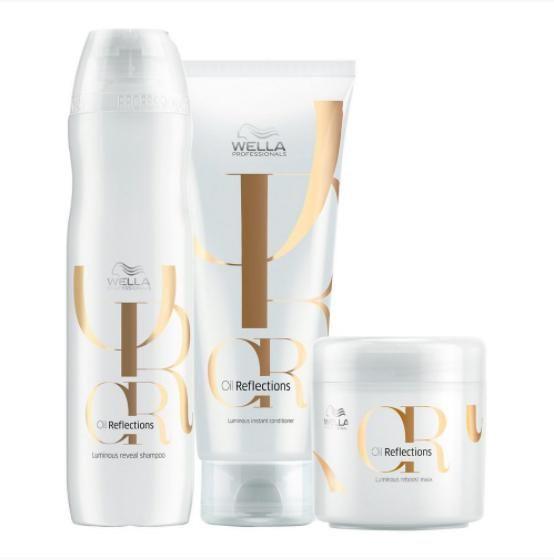 Imagem de Kit Wella Professionals Oil Reflections Home Care (3 Produtos)