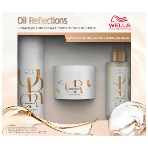 Imagem de Kit Wella Professionals Oil Reflections Pack (3 Produtos)