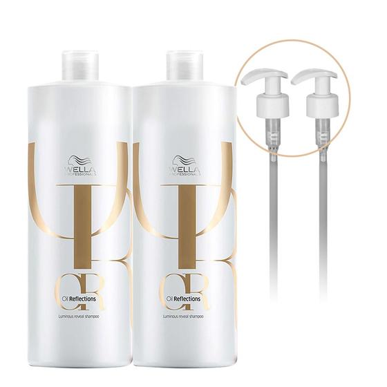 Imagem de Kit Wella Professionals Oil Reflections Shampoo Extra e Válvula (4 produtos)