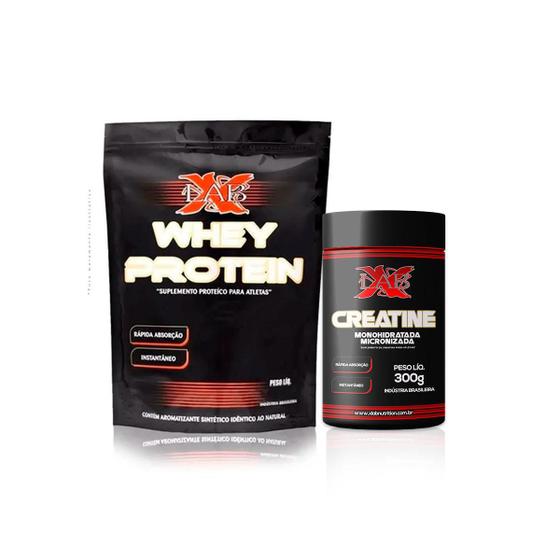 Imagem de Kit Whey Protein 2kg Chocolate + Creatina 300g Pura XLab - X-Lab