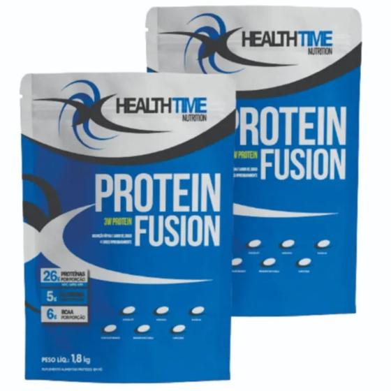 Imagem de Kit Whey Protein Fusion 3w - 2x1,8kg (3,6kg). - HEALTH TIME