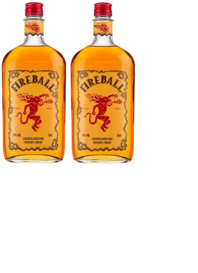 Imagem de Kit Whisky Fireball com Licor de Canela 750ml 2 unidades
