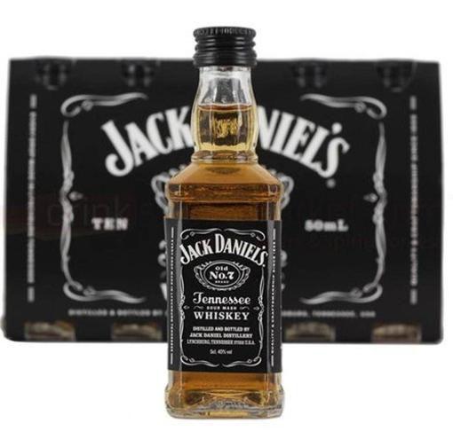 Kit Whisky Jack Daniel'S Old No.7 10 Mini Garrafas De 50Ml - Whisky ...