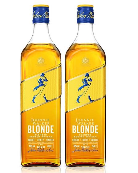 Imagem de Kit Whisky Johnnie Walker Blonde Scotch 750ml 2 unidades