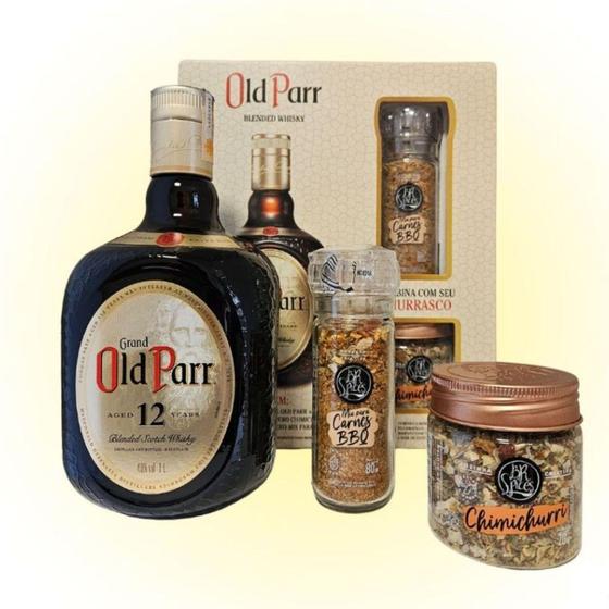 Imagem de Kit Whisky Old Parr 1L + Temperos