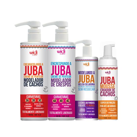 Imagem de Kit Widi Care Encrespando Encaracolando Gelatina Mousse Juba