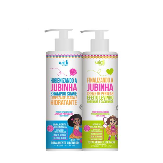 Imagem de Kit Widi Care Infantil Jubinha Shampoo + Creme Levinho