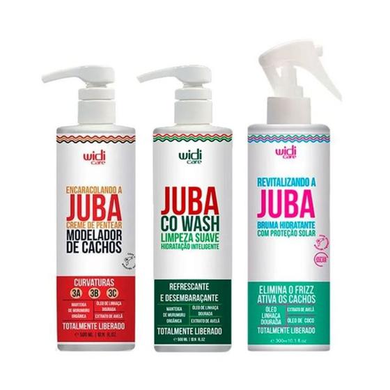 Imagem de Kit Widi Care Juba Co Wash  Creme de Pentear  Modelador Encaracolando Bruma Hidratante Widi Care