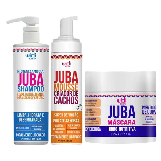 Imagem de Kit Widi Care Juba Shampoo + Mousse + Máscara Nutritiva