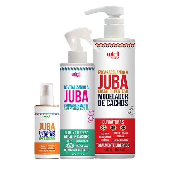 Imagem de Kit Widi Care Linha Juba Encaracolando, Bruma, Blend Vegetal