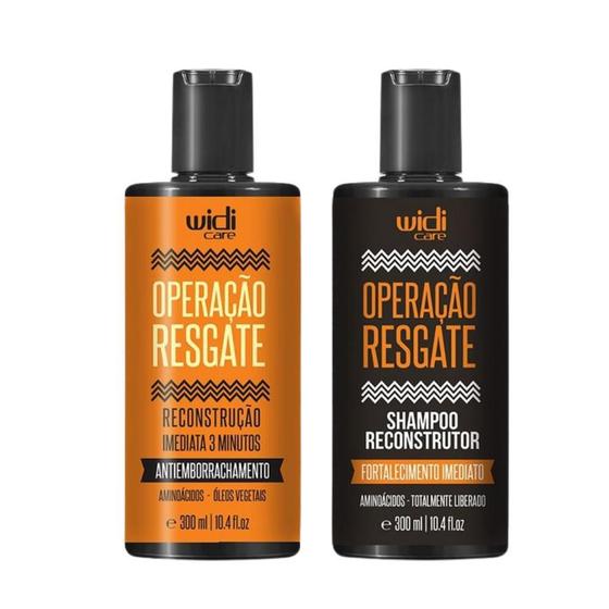 Imagem de Kit Widi Care Operação Resgate Antiemborrachamento E Shampoo