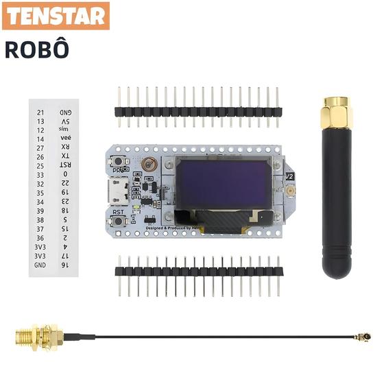 Imagem de Kit WiFi Bluetooth ESP32 com Display OLED de 0,96" e Lora SX1276