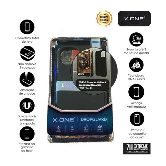 Imagem de Kit X-One Capa Dropguard3 + Película 2D p/ iPhone 14 Pro Max